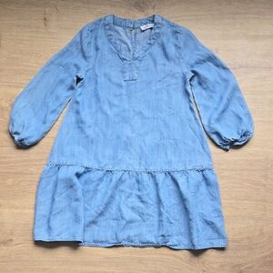 Vineyard Vines Light Chambray Kids Dress